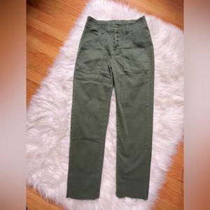 Brand new forest green Veronica Beard jeans